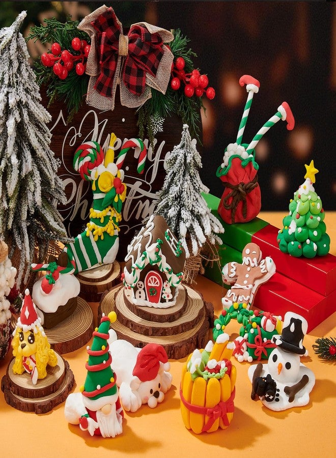 Winrayk Christmas Air Dry Clay for Kids Modeling Clay Kit, 12 Boxes Magic Molding with Sculpting Tools & Tutorials, DIY Arts and Crafts Stocking Stuffer Boys Girls Kids Christmas Birthday Gifts Toys - Image 3